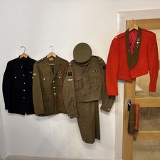 WW2 Royal Northumberland Fusiliers CAPTAIN Battle Dress And Uniforms ISSUED
