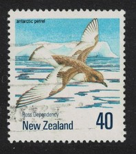 Antarctic Petrel Bird 40c 'Ross Dependency' New Zealand 1990 Canc SG#1573
