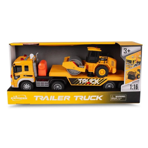 Construction tow truck with - construction,