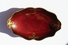 Carlton Ware - Rouge Royale - Small Footed  Oval Bon Bon Dish