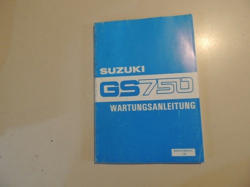 Workshop manual suzuki 750 - manual,