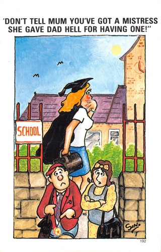Sapphire comic postcard sin - sapphire,