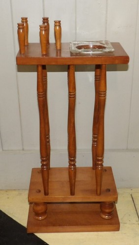 Wooden mission style smoker - wooden, smoker's