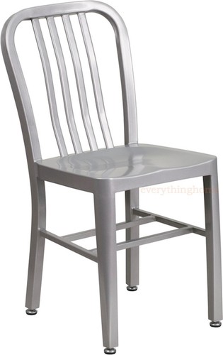 Mid century silver navy - silver, 'navy'