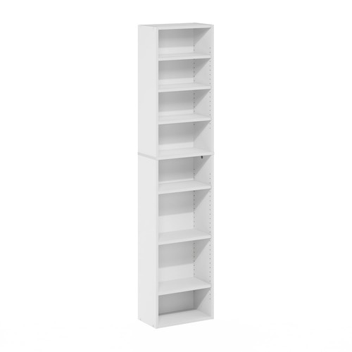 Tier media shelf adjustable - 8-tier,