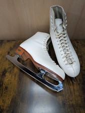 Vintage Riedell 220 Figure Skates - UK Size 7 (US 9) - John Wilson Excel Runners
