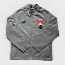 Leyton Orient F.C. Grey Full Zip Jacket By New Balance Size 134EUR/MB GB