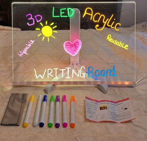 Led note board with - board,