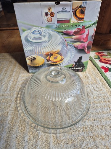 Luminarc cake cheese glass - cake/cheese,