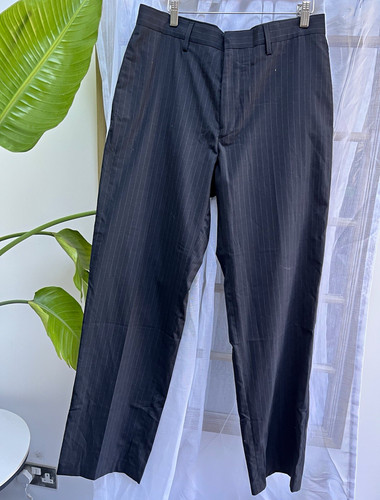 Merona men black pinstripe - black,
