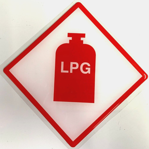 Lpg resin badge for - for, gas