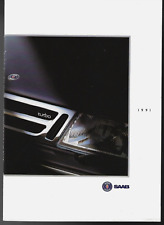 Saab Range 1990-91 UK Market Small Format Sales Brochure 900 9000 CD Carlsson