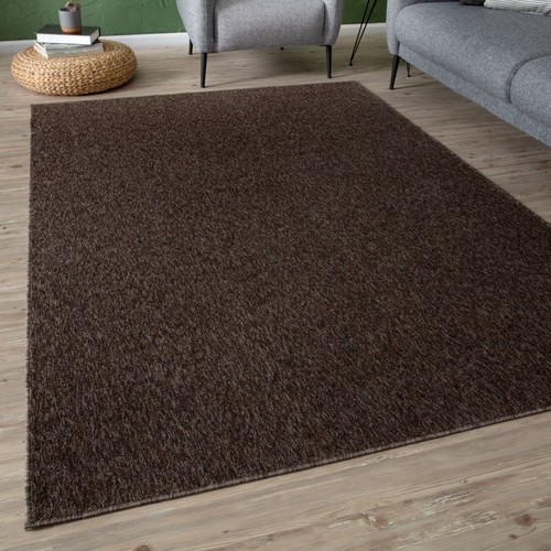 Modern solid flat weave rug - modern,