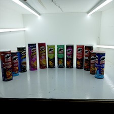 11 X  Pringles Limited Edition Some Imported containers tubes 160- 200g