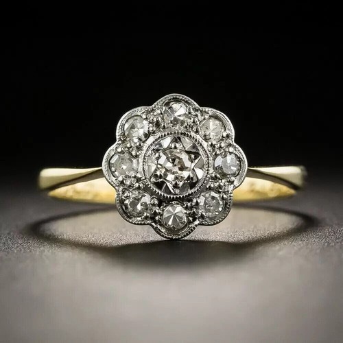 Vintage round cut diamond - cut,