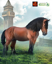 Ardennes Bay Stallion Horse Model Toy Figure by CollectA 88759 New with tag