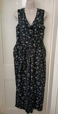 Laura Ashley floral wide leg