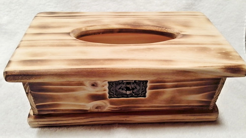 Tissue box holder handmade - box,