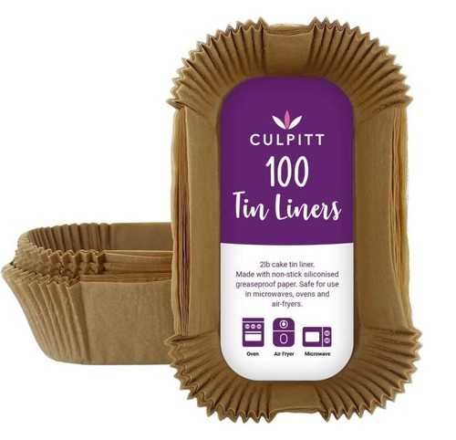 Culpitt 2lb loaf tin liners - culpitt,