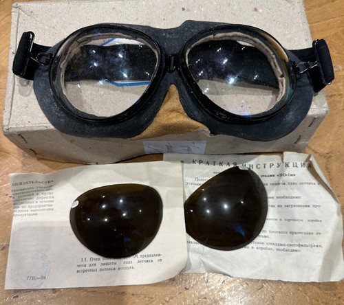 Vintage pilot goggles - pilot,