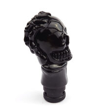 Skull Head Shifter Knob Metal Stick Car Manual Gear Shift Lever Knob W/3 Adapter