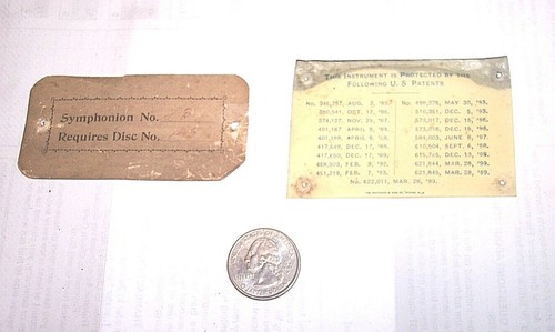 Symphonion music box - box, original