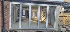 White Aluminium Bifold, Patio & Front Doors – Full House Set