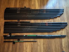 16 m Frenzee Fxt Poles,Sensas Massive Package .Match Pole Fishing
