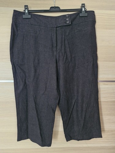 Womens cropped linen blend - cropped,