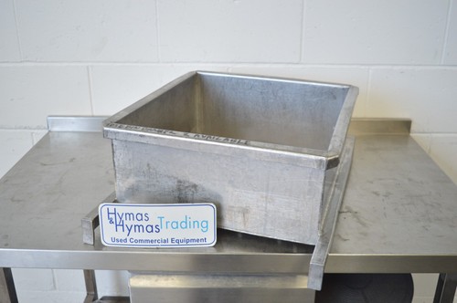 Stainless steel tote bin - stainless,