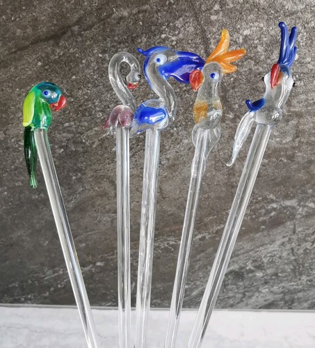 Vintage set handblown - of, 5