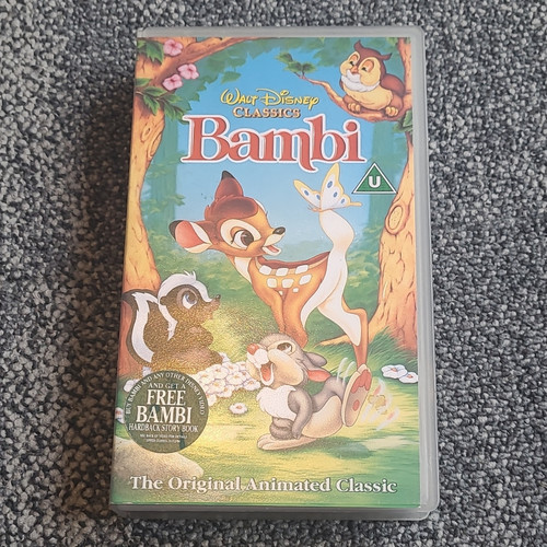 Walt disney bambi vhs - walt,