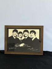 Beatles black and white signed