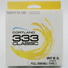 Cortland 333 Classic Fly Fishing Line Full Sinking Type 3 Variants