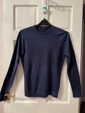 GREAT Size S CEDAR WOOD STATE 36-38” Chest Mid Blue Jumper Small