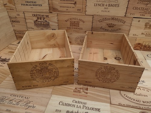 Wooden wine box crate - crate, ~