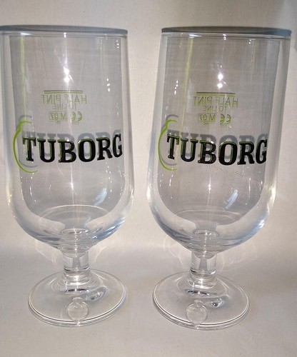 Tuborg beer half pint stem - beer,