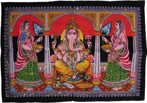 Hindu god ganesh with ladies - god,