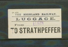 HIGHLAND RAILWAY (HR) Luggage