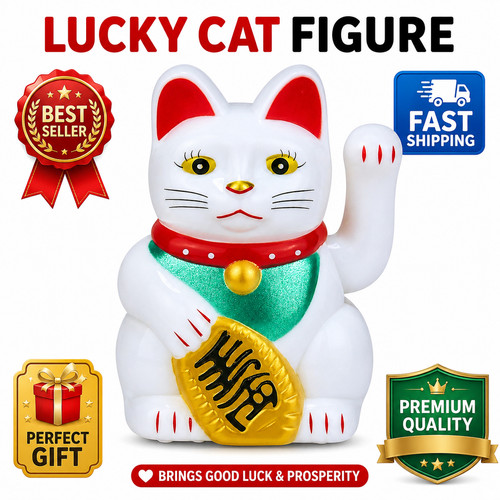 Lucky cat maneki - cat,