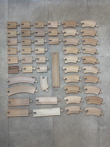 Wooden train track pieces brio - track,