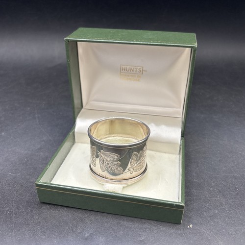 Sterling silver napkin - sterling, ring