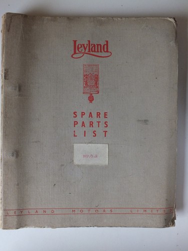 Leyland comet ecp spare - leyland, ecp/i.r.
