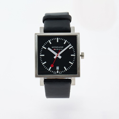 Mondaine evo big square watch - big,