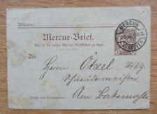Private Post/Mercur Letter Hanover 1898/3 Pfg. Brown/ Run