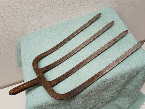 Vintage garden potato fork - vintage,
