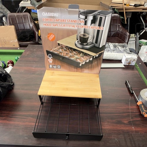 Coffee capsule storage - coffee, tray
