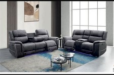 A Corner Fabric suite With An