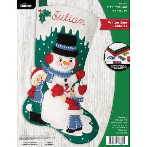 Bucilla felt christmas - bucilla, 18"