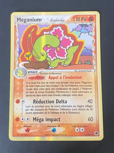 Pokemon meganium card 101 - pokemon,
